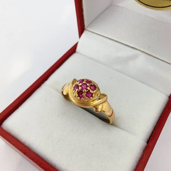 Anillo Frutilla - Oro 18 kt 2,6g
