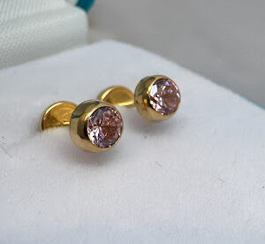 Abridores Oro 18 kt - Susanos con Rosa de Francia