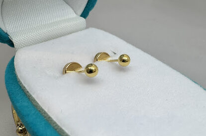 Abridores Oro 18 kt - Bolita medida N° 1