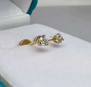 Abridores Oro 18 kt - Grifa Zafiros Blancos