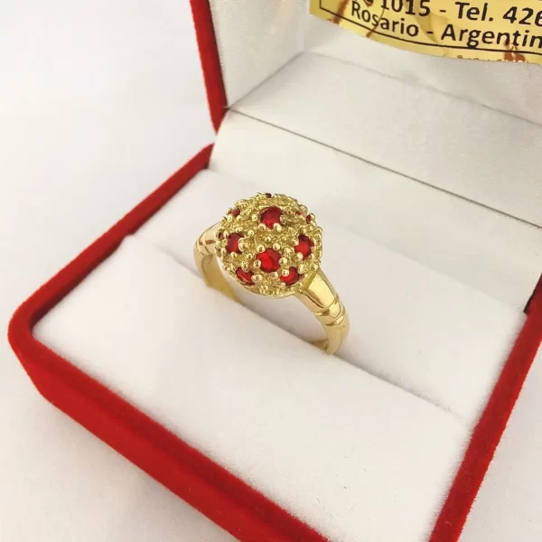 Anillo Frutilla 5,7 - Oro 18 kt