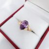 Anillo Oro 18 kt - Amatista