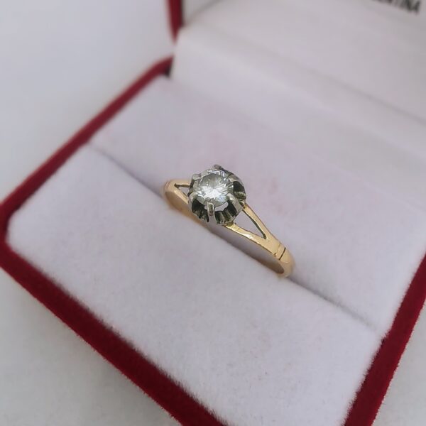 Anillo de Compromiso - Oro 18 kt