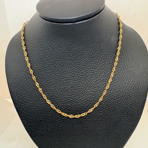 Cadena Oro 18 kt - Singapur - 60 cm - 6,9 gs