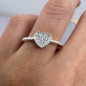 Anillo de Compromiso Plata 925 - A07
