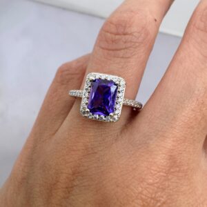 Cintillo “Amatista” Plata 925 - A02