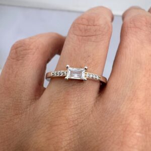 Anillo de Compromiso Plata 925 - A03