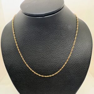 Cadena Oro 18 kt - Singapur 2,2 g - 45 cm