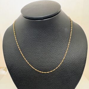 Cadena Oro 18 kt - Singapur 1,6 g - 45 cm