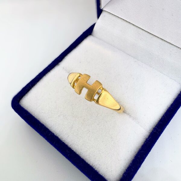 Anillo Oro 18 kt - Personaliazado Inicial 1,5 g