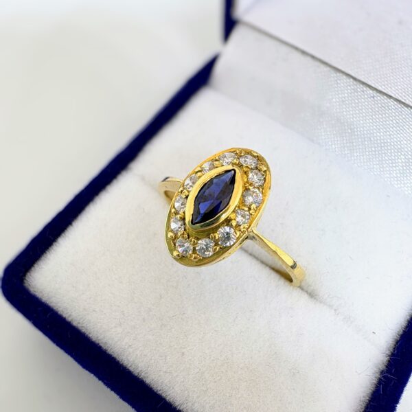 anillo oro 18 kt