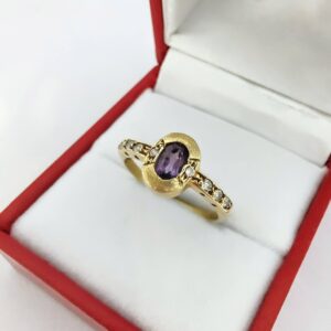 anillo oro 18 kt