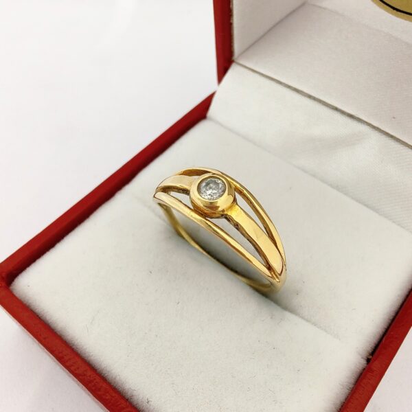 anillo oro 18 kt