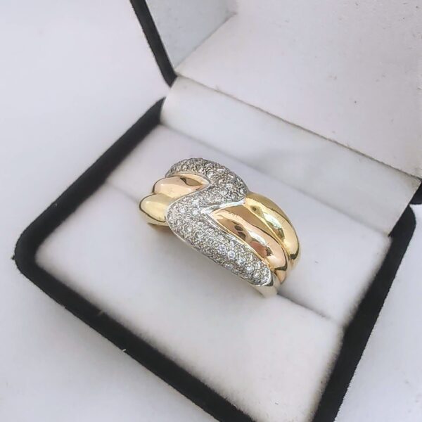 anillo oro 18 kt