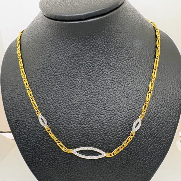 Cadena oro 18 kt
