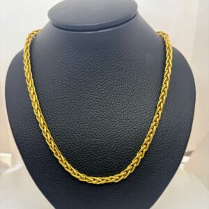 cadena oro 18 kt - Espiga 42 cm