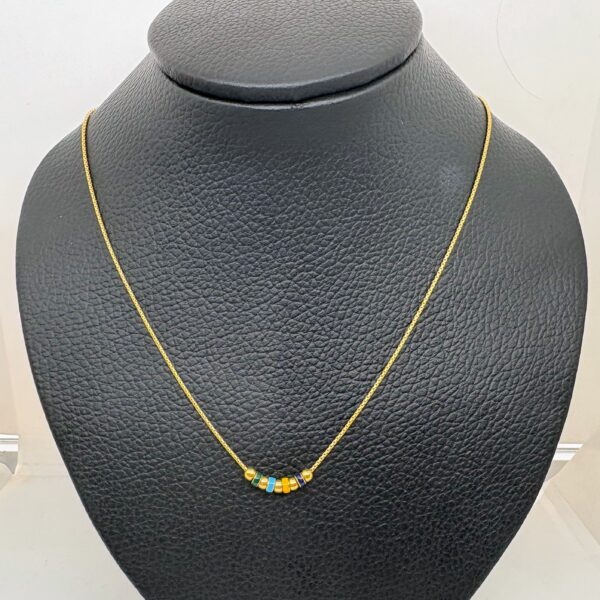 Cadena Oro 18 kt - Dijes Esmaltados