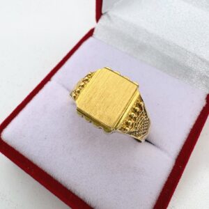 Anillo caballero 18 kt