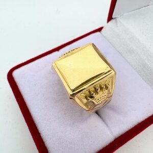 Anillo caballero oro 18 kt