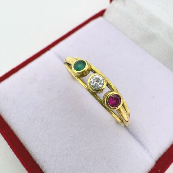 Anillo oro 18 kt