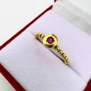 Anillo oro 18 kt