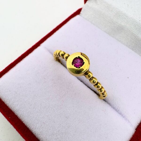 Anillo oro 18 kt