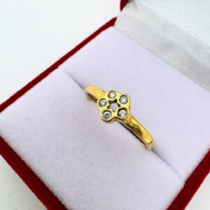 Anillo oro 18 kt