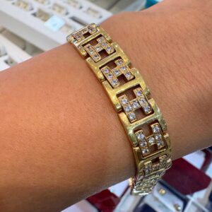 Pulsera dama oro 18 kt