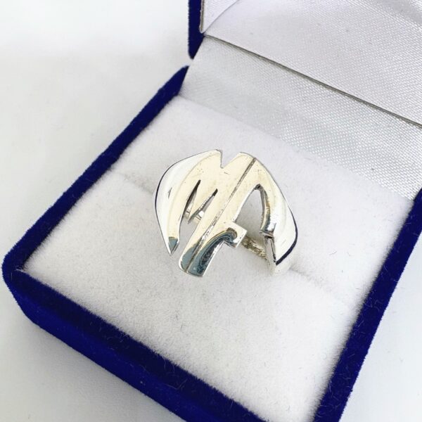 Anillo Plata 925 - Iniciales Oval