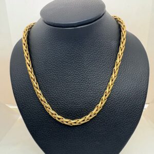 Cadena oro 18 kt - Espiga 34,5 - 60 cm