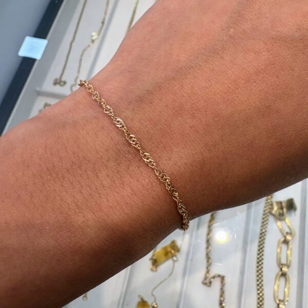 Pulsera dama oro 18 kt