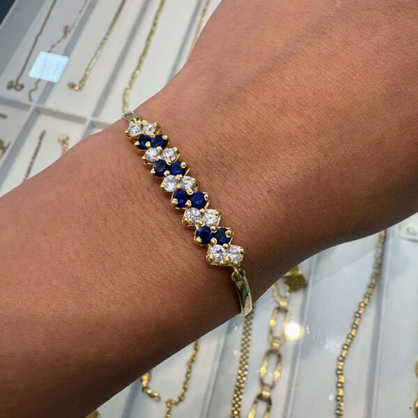 pulsera dama oro 18 kt
