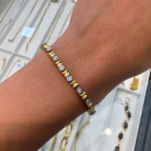 pulsera dama oro 18 kt