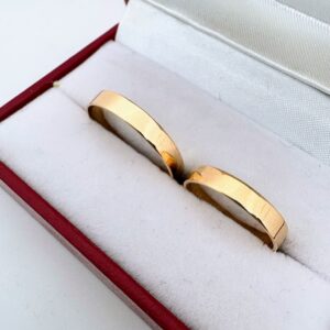 Alianzas Cintas 4,5 - Clasicas 4 mm (Oro 18kt)