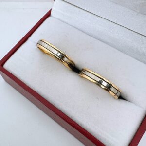 Alianzas Cintas 4,5 - Centro de oro blanco (oro 18 kt)