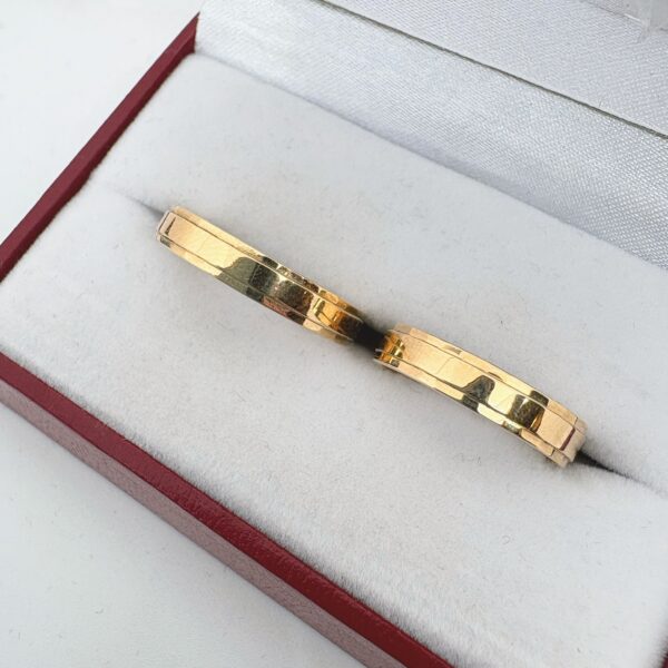 Alianzas Cintas 5,5 - Bachi Bordes Diamantados (Oro 18kt)