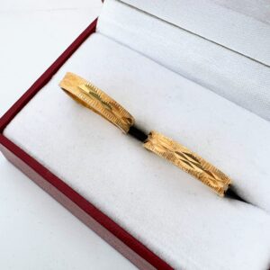 Alianzas Cintas 5,5 - Facetadas Horizontal (oro 18 kt)