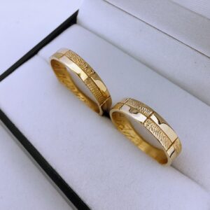 Alianzas Cintas 5,5 - Intercaladas rectas (oro 18 kt)