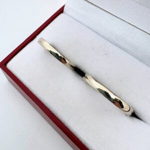 Alianzas Italianas 3,5 - Oro Blanco 18 kt - 3mm