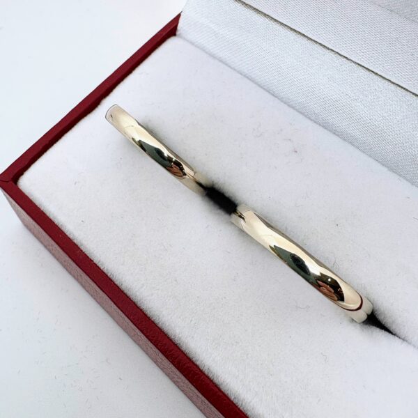 Alianzas Italianas 3,5 - Oro Blanco 18 kt - 3mm