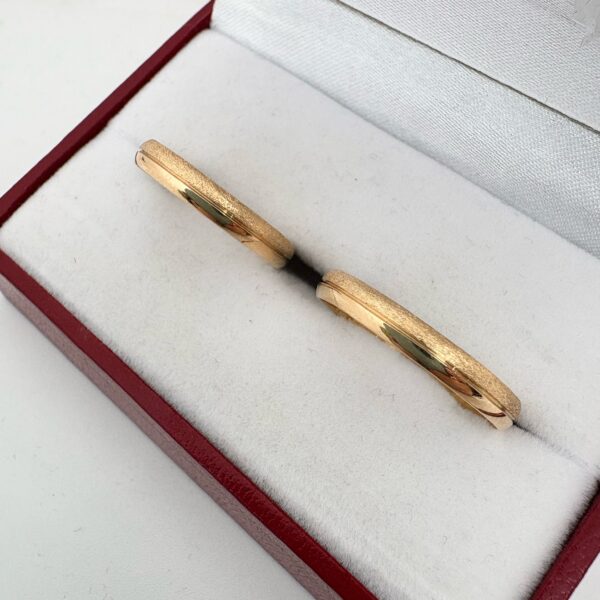 Alianzas Italianas 4,5 - Mitad Fresadas (Oro 18kt)