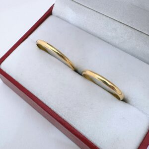 Media Caña 2,5 – 2 mm – Oro 18 kt