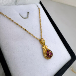 Conjunto Frutilla - oro 18kt