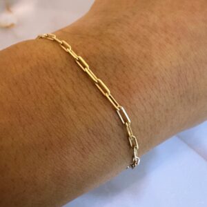 Pulsera Oro 18kt - Forcet Larga - 2,4 - 18 cm
