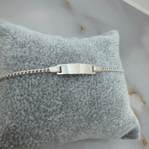 Pulsera Identidad Plata 925 - Curva