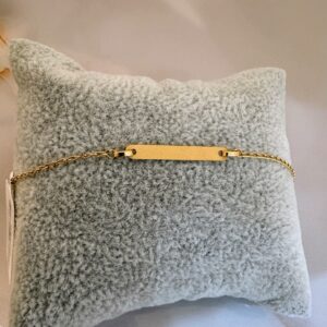 Pulsera de identidad Oro 18kt - Fresada