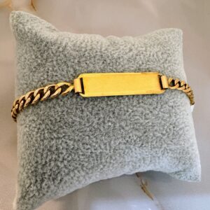 Pulsera Identidad Oro 18 kt - Groumet