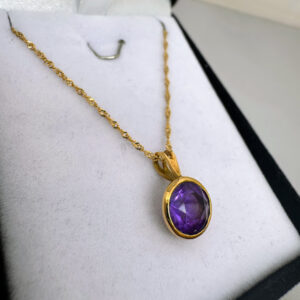 Conjunto Amatista - oro 18kt