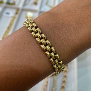Pulsera Oro 18kt - Panther 18,5g - 18cm