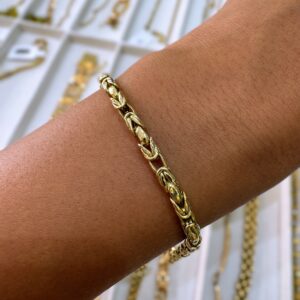 Pulsera Oro 18kt - Bizantina 5,5 - 18cm